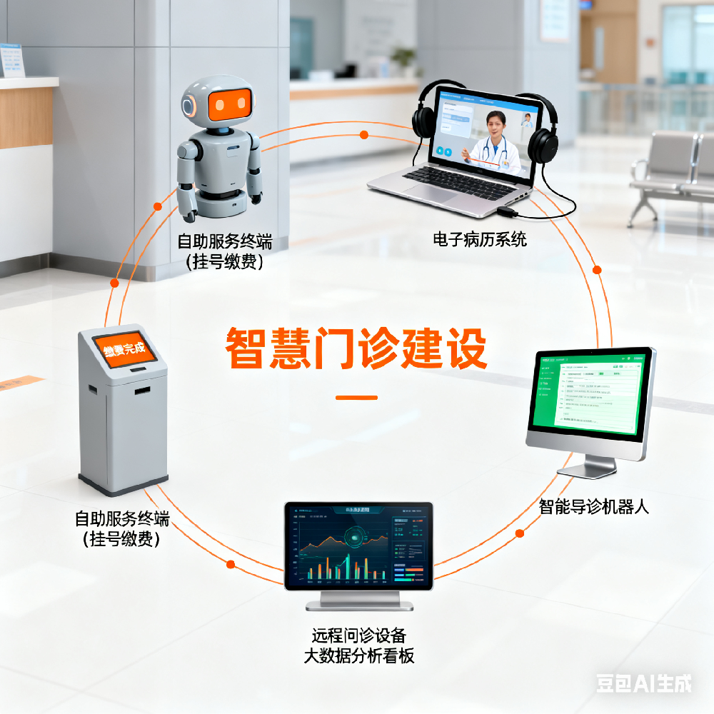 智慧门诊服务系统：智能模块重构就医体验，实现三方共赢